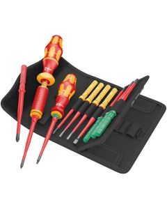 WERA 05006609001 - Set șurubelnițe Kraftform Kompakt VDE 16 Torque Tie Extra Slim