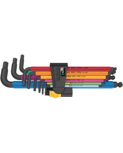 WERA 05022640001 - Set chei imbus 950/9 Hex-Plus Multicolor, sistem imperial