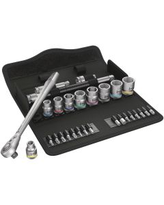 WERA 5004051001 - Set cu clichet Zyklop Metal 8100 SB 11