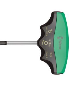 WERA 5005081001 - Șurubelniță cu indicator de cuplu Hex 400, 5 x 5.