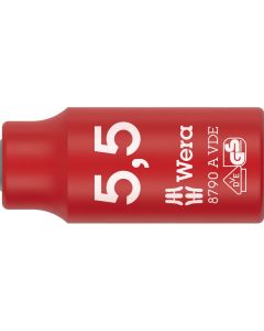 WERA 5005932001 - Tubulară Zyklop VDE 8790 A 1/4" -