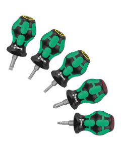 WERA 5008870001 - Set șurubelnițe scurte Stubby Set 1, 5 piese