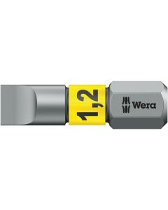WERA 5056068001 - Bit 800/1 BTZ, 1.2 x 6.5 x 25 mm