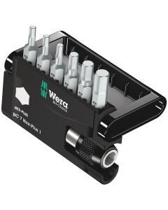 WERA 5056168001 - Set biți Bit-Check 7 Hex-Plus 1, 7 piese