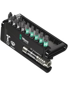 WERA 5057417001 - Set biți Bit-Check 10 Impaktor 4, 10 piese