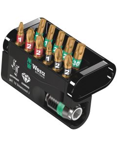 WERA 5057421001 - Set biți Bit-Check 12 Diamond 1, 12 piese
