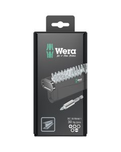 WERA 5057440001 - Set biți Bit-Check 30 Metal 1 SB, 30 piese