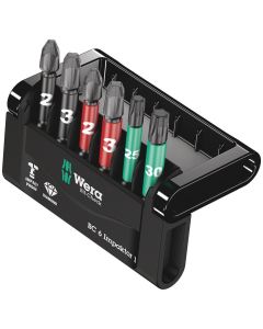 WERA 5057695001 - Set biți Bit-Check 6 Impaktor 1, 6 piese