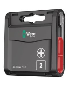 WERA 5057750001 - Set biți Bit-Box 20 PH, PH 2 x 25 mm, 20 piese
