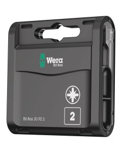 WERA 5057760001 - Set biți Bit-Box 20 PZ, PZ 2 x 25 mm, 20 piese