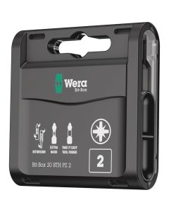 WERA 5057762001 - Set biți Bit-Box 20 BTH PZ, PZ 2 x 25 mm, 20 piese