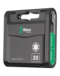 WERA 5057770001 - Set biți Bit-Box 20 TX, TX 20 x 25 mm, 20 piese