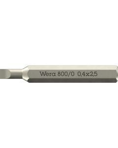 WERA 5058101001 - Bit Micro 800, 0.40 x 2.5 x 30 mm