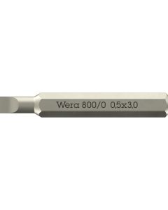 WERA 5058105001 - Bit Micro 800, 0.50 x 3.0 x 30 mm