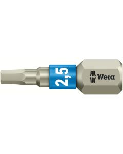 WERA 5071072001 - Biți Inox 3840/1 TS, 2.5 mm