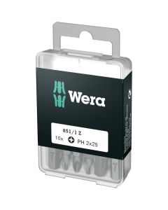 WERA 5072401001 - Biți DIY 851/1 Z, PH 2 x 25 mm