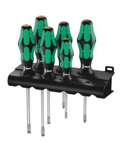 WERA 5105650001 - Set 6 șurubelnițe Kraftform 334/6 cu suport