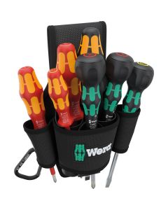 WERA 5136033001 - Set 8 piese cu toc de curea 9621 Belt Holster 2