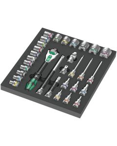 WERA 5150112001 - Suport din burete cu clichet 8000 C Zyklop 9722