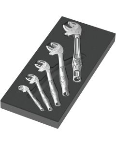 WERA 5150122001 - Suport din burete cu set chei 6004 Joker 9732