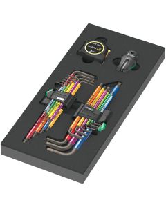 WERA 5150140001 - Suport din burete cu set chei imbus L 9740