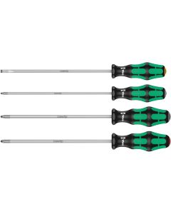 WERA 5347736002 - Set 4 șurubelnițe Kraftform 335/350/355/4