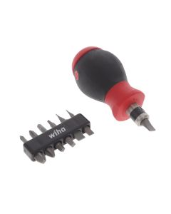 WIHA 38090 - Șurubelniță scurtă (Stubby) 14-în-1 SoftFinish