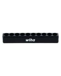 WIHA 91396 - Suport negru 10 piese pentru biți de 1/4"
